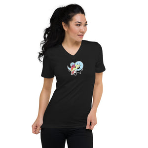 ARIES Woman Unisex Short Sleeve V-Neck