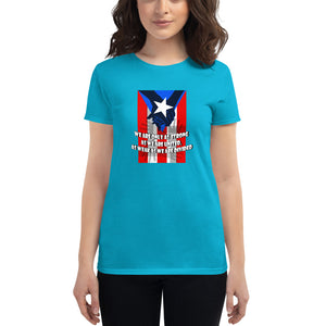 Women's short sleeve PRFlag t-shirt