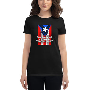 Women's short sleeve PRFlag t-shirt